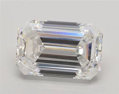 4.01ct E VS2 Rare Carat Ideal Cut Emerald Lab Grown Diamond