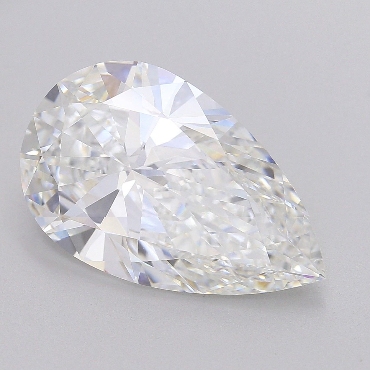 10.17ct F VVS2 Rare Carat Ideal Cut Pear Lab Grown Diamond