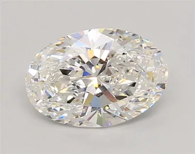 2.06ct F VVS2 Rare Carat Ideal Cut Oval Lab Grown Diamond