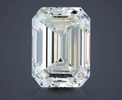 1.41ct J VVS2 Rare Carat Ideal Cut Emerald Diamond
