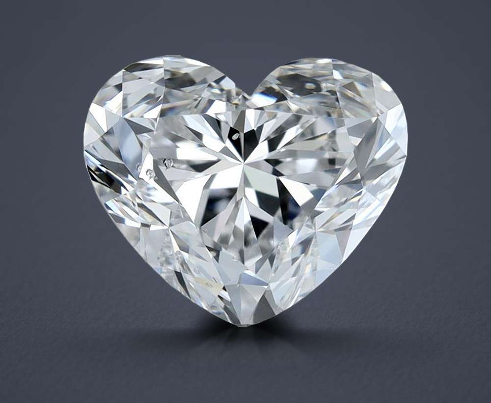 1.21ct F SI2 Very Good Cut Heart Diamond