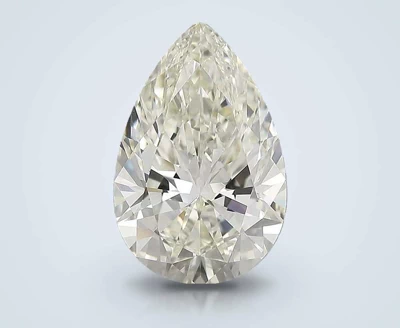 3.84ct K IF Rare Carat Ideal Cut Pear Diamond