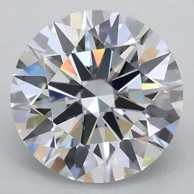 2.02ct D VVS2 Rare Carat Ideal Cut Round Lab Grown Diamond