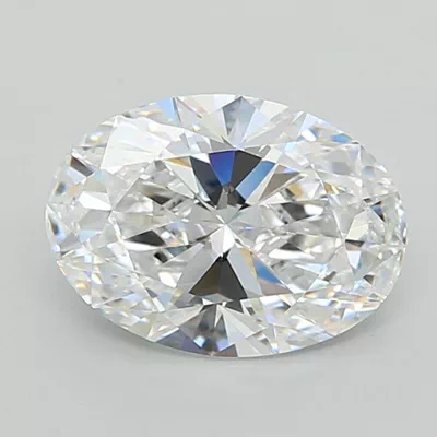 2.58ct D VVS1 Rare Carat Ideal Cut Oval Lab Grown Diamond