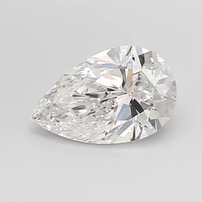 1.74ct E VS2 Rare Carat Ideal Cut Pear Lab Grown Diamond