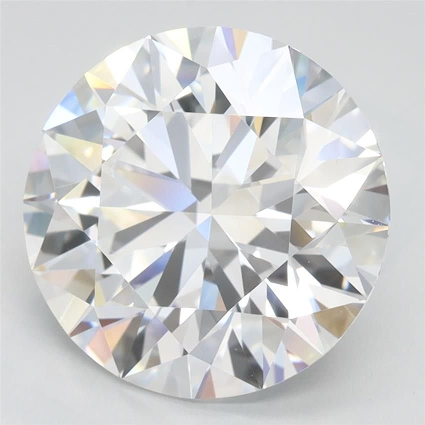 4.07ct D FL Rare Carat Ideal Cut Round Lab Grown Diamond