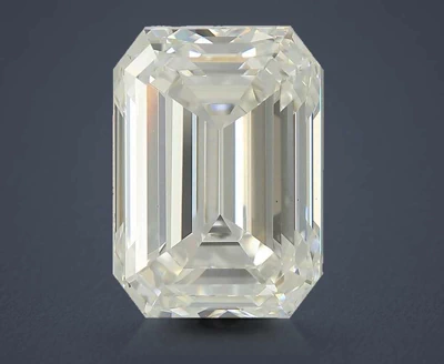 3.58ct F VS1 Rare Carat Ideal Cut Emerald Lab Grown Diamond