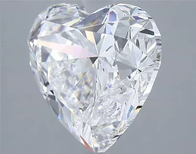 7.03ct D SI1 Rare Carat Ideal Cut Heart Lab Grown Diamond