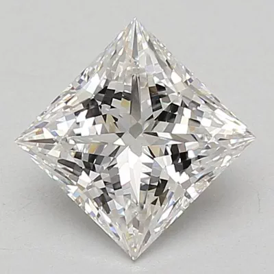 1.58ct D VVS2 Rare Carat Ideal Cut Princess Lab Grown Diamond