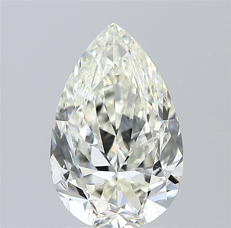 2.50ct I SI1 Rare Carat Ideal Cut Pear Diamond