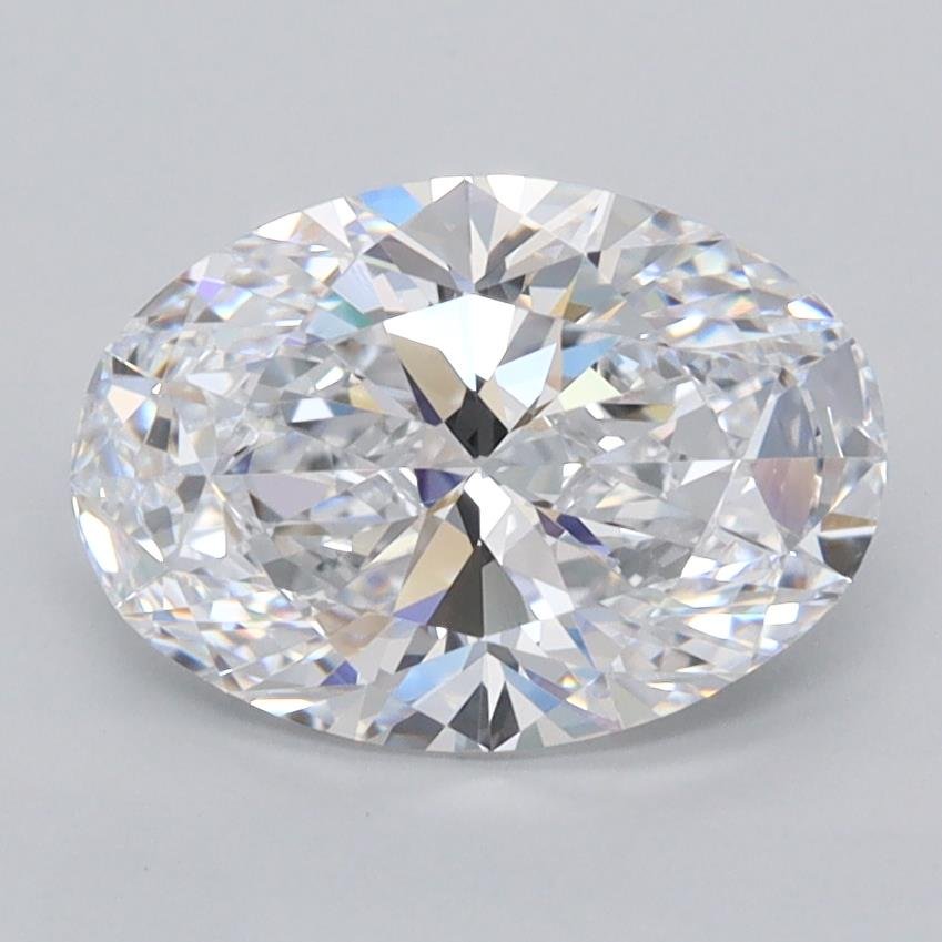 2.07ct D VVS1 Rare Carat Ideal Cut Oval Lab Grown Diamond