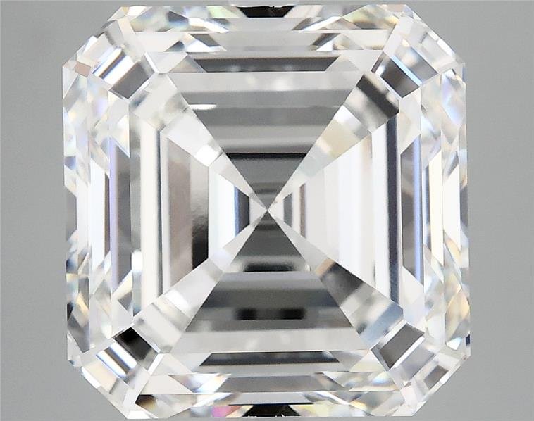 7.80ct F VVS2 Excellent Cut Asscher Lab Grown Diamond