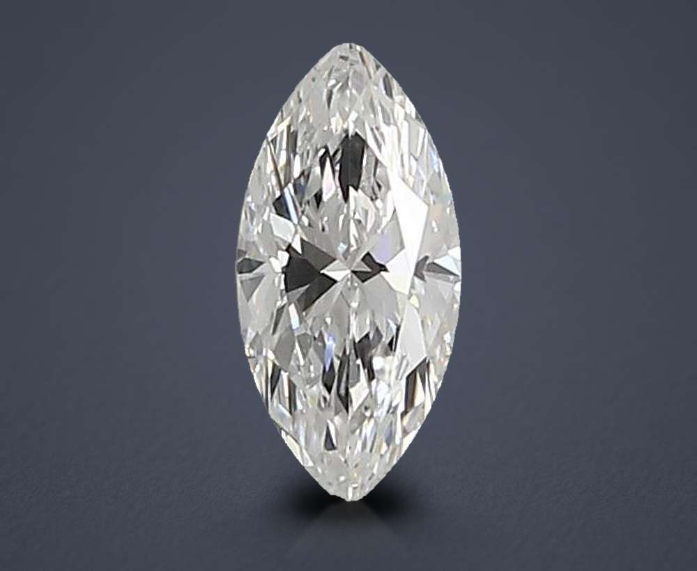 0.65ct D VVS2 Rare Carat Ideal Cut Marquise Lab Grown Diamond