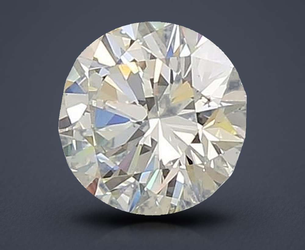 1.02ct K SI1 Rare Carat Ideal Cut Round Diamond