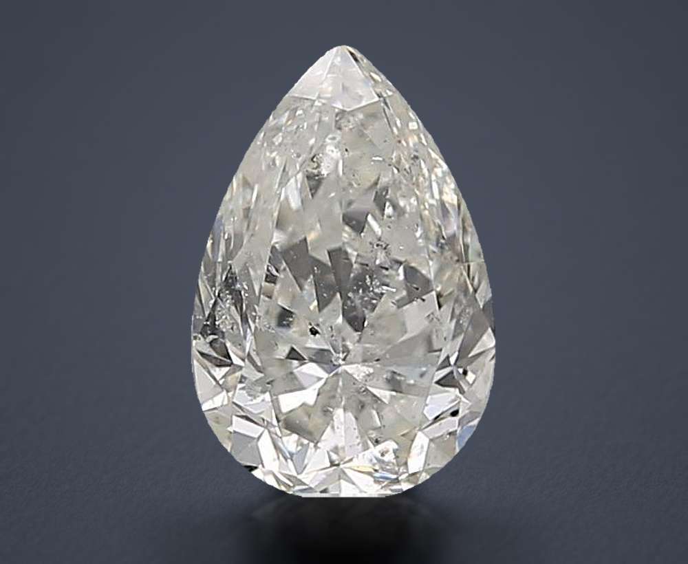 1.52ct H SI2 Rare Carat Ideal Cut Pear Diamond