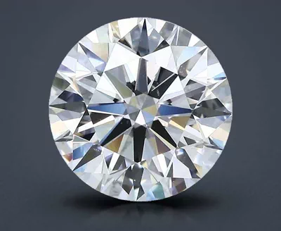 3.40ct H VS2 Rare Carat Ideal Cut Round Diamond