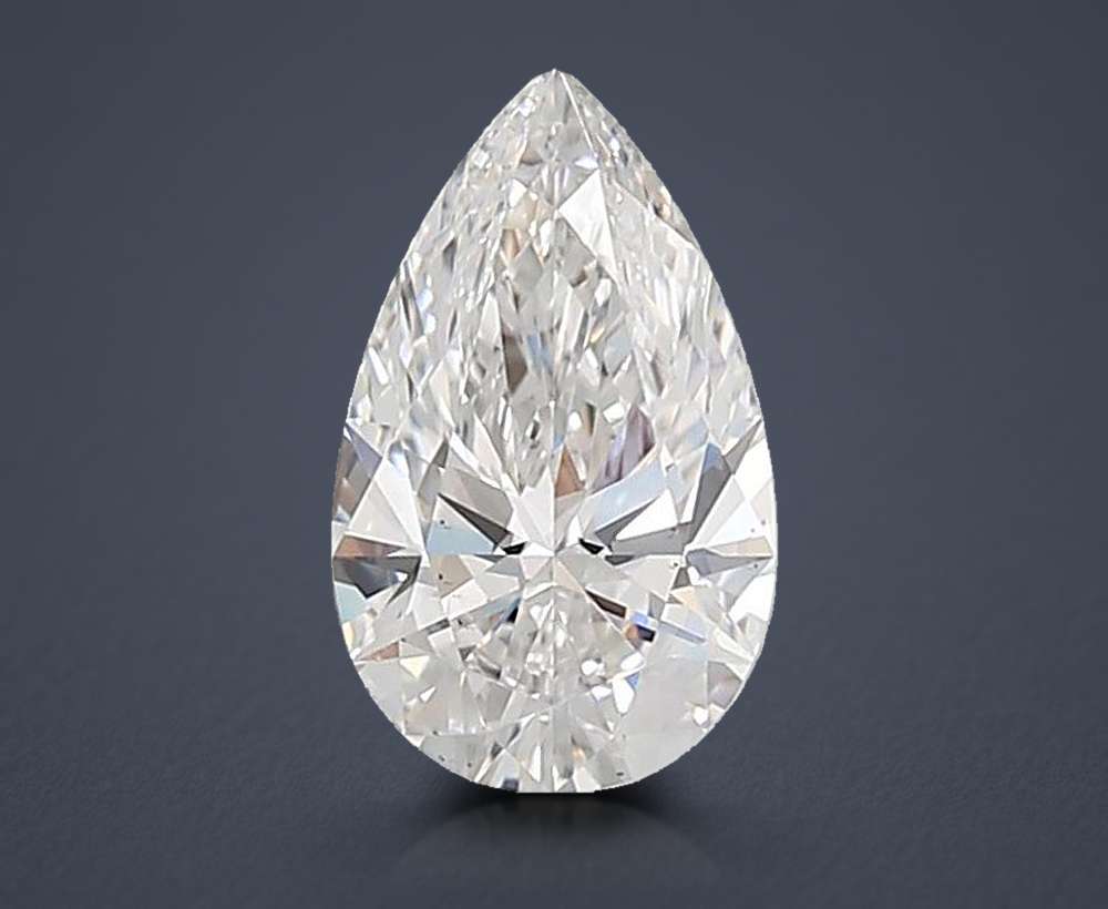 1.82ct D VS2 Rare Carat Ideal Cut Pear Lab Grown Diamond