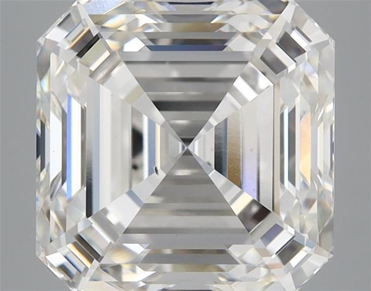 5.11ct G VS2 Rare Carat Ideal Cut Asscher Lab Grown Diamond
