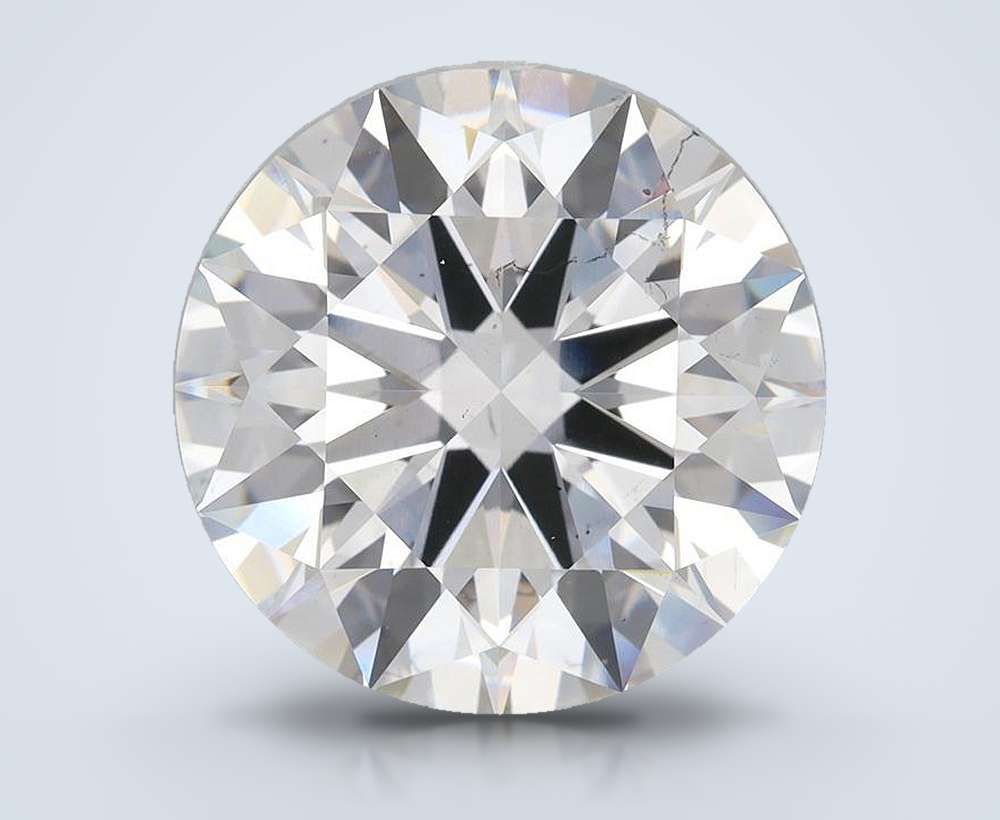 11.07ct F SI1 Rare Carat Ideal Cut Round Lab Grown Diamond