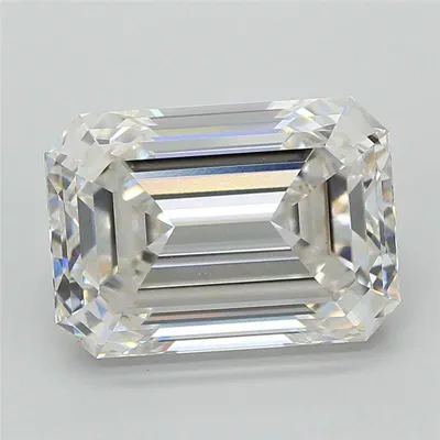 7.04ct G VS1 Rare Carat Ideal Cut Emerald Lab Grown Diamond
