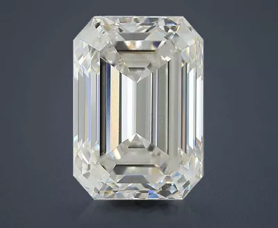 7.04ct G VS1 Rare Carat Ideal Cut Emerald Lab Grown Diamond