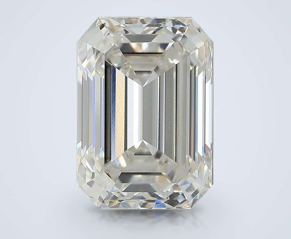7.04ct G VS1 Rare Carat Ideal Cut Emerald Lab Grown Diamond