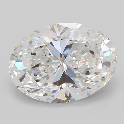 2.86ct E VS1 Rare Carat Ideal Cut Oval Lab Grown Diamond