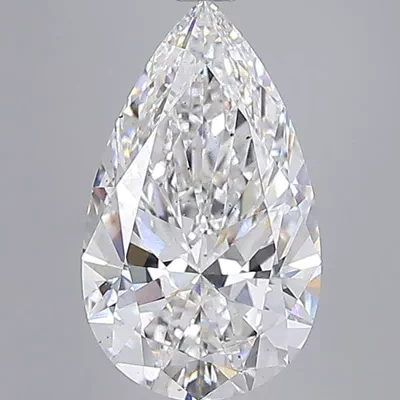 10.04ct F SI1 Rare Carat Ideal Cut Pear Lab Grown Diamond