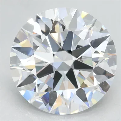 3.04ct D VVS1 Rare Carat Ideal Cut Round Lab Grown Diamond