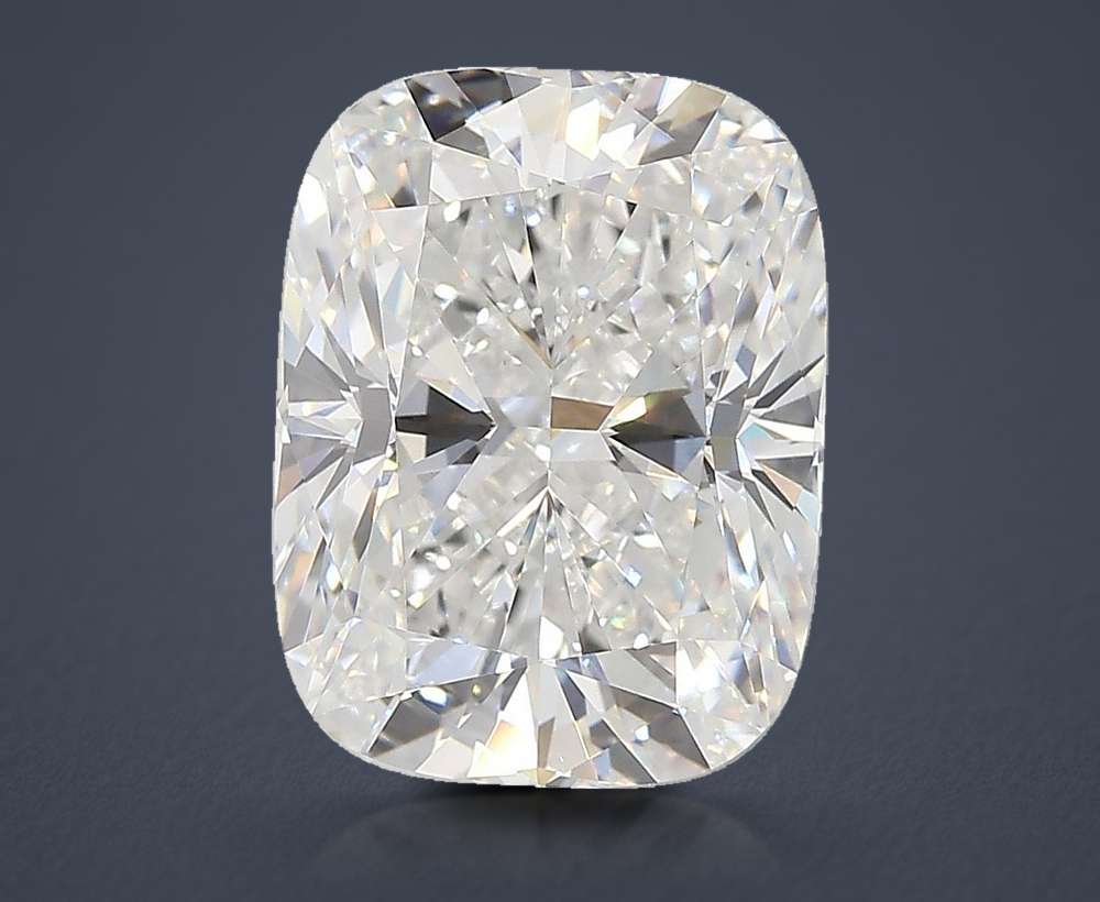 5.86ct D VVS2 Rare Carat Ideal Cut Cushion Lab Grown Diamond
