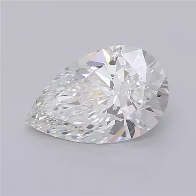 2.03ct E VS1 Rare Carat Ideal Cut Pear Lab Grown Diamond