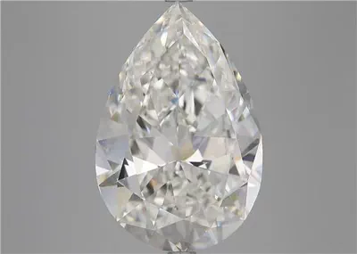6.02ct H VS1 Rare Carat Ideal Cut Pear Diamond