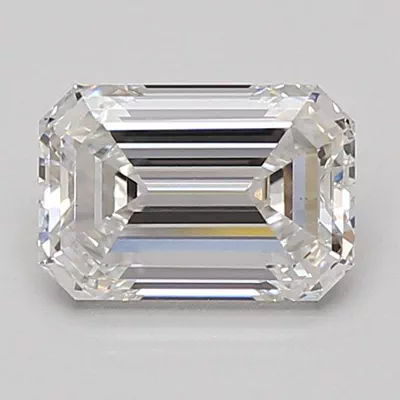 1.59ct D VS1 Rare Carat Ideal Cut Emerald Lab Grown Diamond