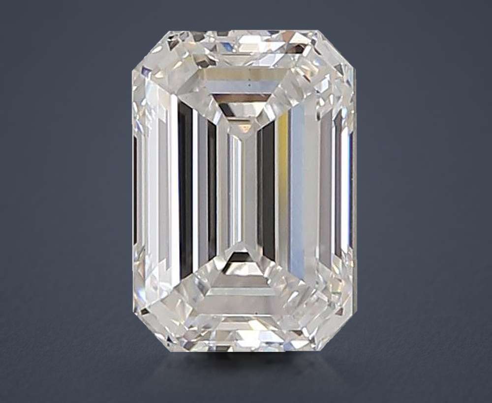 1.59ct D VS1 Rare Carat Ideal Cut Emerald Lab Grown Diamond