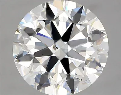 2.74ct J SI1 Rare Carat Ideal Cut Round Diamond