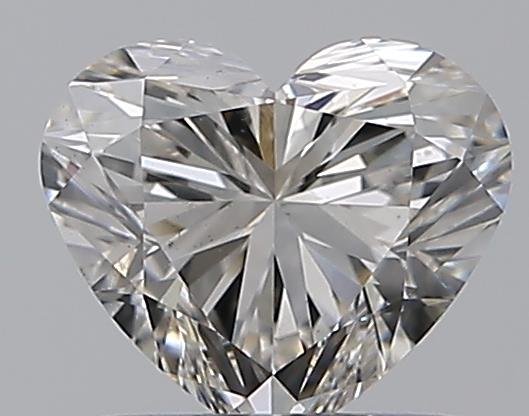 0.76ct H SI1 Rare Carat Ideal Cut Heart Diamond