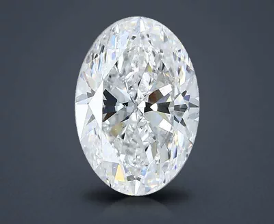2.51ct D SI1 Very Good Cut Oval Diamond