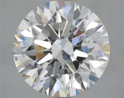 2.91ct G SI2 Rare Carat Ideal Cut Round Diamond