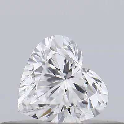 0.19ct D VS2 Rare Carat Ideal Cut Heart Diamond