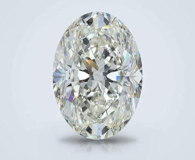 7.01ct J SI1 Rare Carat Ideal Cut Oval Diamond
