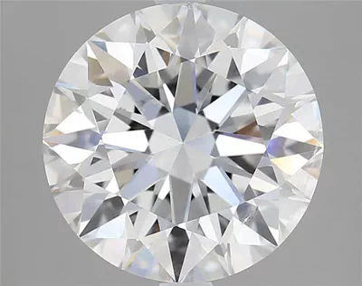 4.02ct E SI2 Rare Carat Ideal Cut Round Diamond