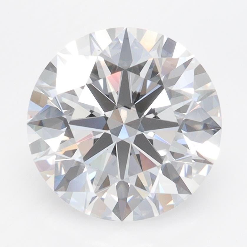 2.85ct D VVS1 Rare Carat Ideal Cut Round Lab Grown Diamond