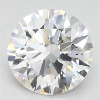 3.22ct D IF Rare Carat Ideal Cut Round Lab Grown Diamond
