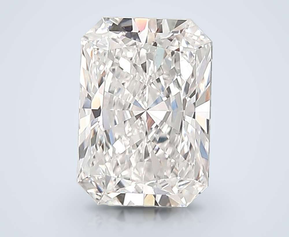 3.07ct E VVS2 Rare Carat Ideal Cut Radiant Lab Grown Diamond