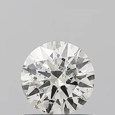 0.59ct I SI2 Rare Carat Ideal Cut Round Diamond