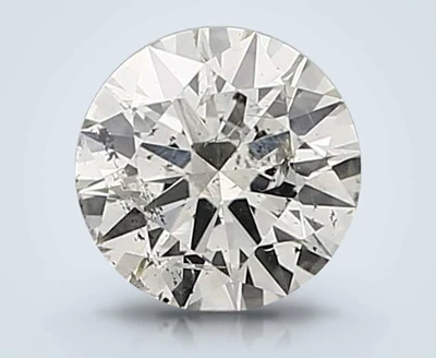 0.59ct I SI2 Rare Carat Ideal Cut Round Diamond