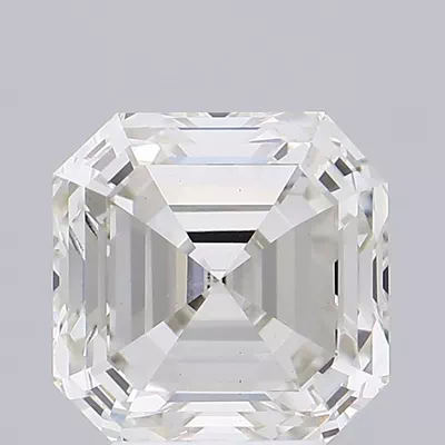 4.03ct H VS1 Very Good Cut Asscher Lab Grown Diamond