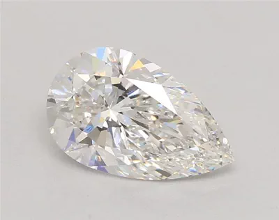 2.54ct E VVS2 Rare Carat Ideal Cut Pear Lab Grown Diamond