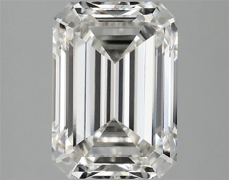 3.07ct H VS2 Rare Carat Ideal Cut Emerald Lab Grown Diamond