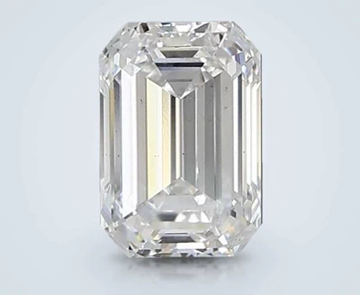 1.58ct D VS2 Rare Carat Ideal Cut Emerald Lab Grown Diamond